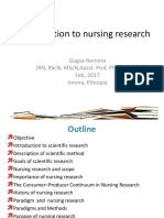 Introduction To Nursing Research