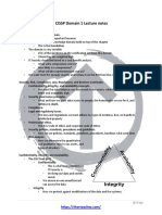 Thor Teaches Study Guide CISSP Domain 1 Sample 10 Pages