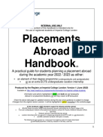 2022 23 Placements Abroad Handbook