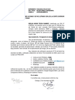 Señora Juez Del Primer Juzgado de Paz Letrado Civil de La Corte Superior de Justicia de Lambayeque