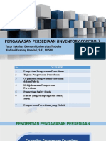 Pengawasan Persediaan (Inventory Control)