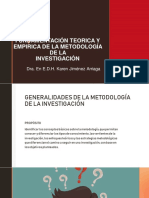 Fundamentación Teórica y Empírica de La Metodología de La Invetsigación