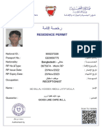 Residence Permit: National ID.: Passport No.