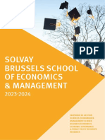 Brochure Faculté Solvay - 2023-2024