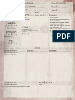 Sotdl Character Sheet Fillable PDF by Cultistcarl