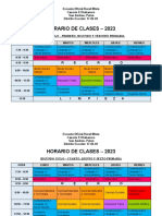 HORARIO DE CLASES 2023 - Profe Eduardo Pérez