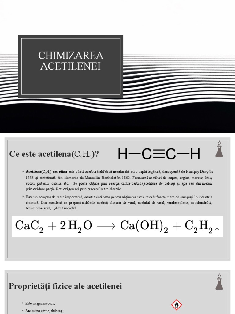 Chimizarea Acetilenei | PDF