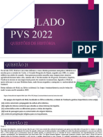 Simulado PVS 2022: Questões de História