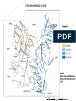 Mapa Recurso Hídrico de Chía: Leyenda