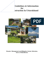 Disaster Management and Mitigation Centeruttarakhand-Technical Guidelines Information For Stone Construction in Uttarakhand Part I