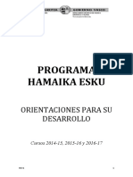 0 11E HAMAIKA ESKU ORIENTACIONES PARA EL DESARROLLO DEL PROGRAMA C