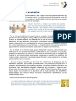 Subsidio #1: LA MISIÓN: Por Lo Mismo, La Iglesia Se Encuentra Ante Un Deber Ineludible: Evangelizar . La