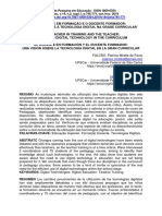 O Docente em Formação e o Docente Formador