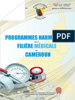 Programmes Harmonisés Filière Médicale Cameroun Programmes Harmonisés Filière Cameroun