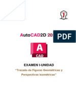 EXA I-U _ Trazado de Figuras Geométricas y Perspectivas Isométricas