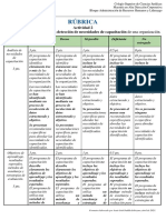 Rubrica Act 2 Diseño de Un Programa para La DNC de Una Organizacion