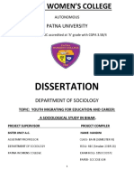 Dissertation: Patna University