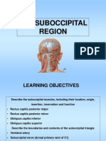 Suboccipital Region