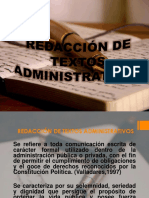 Redacción de Textos Administrativo - Uac