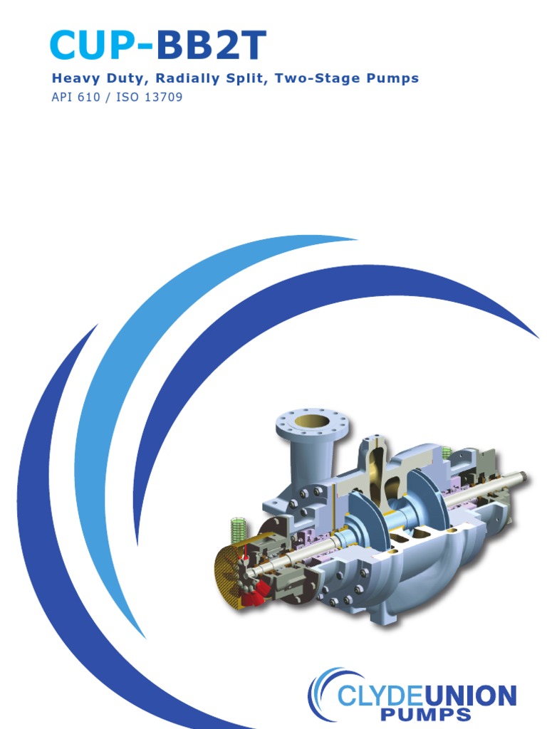 Heavy Duty, Radially Split, Two-Stage Pumps: API 610 / ISO 13709 | PDF ...
