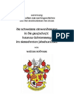 Bodmer Die Schweizer Einwanderung in Die Grafschaft Hanau-Lichtenberg Im 17. Jahrhundert