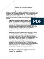 Estrategias de fijación de precios para nuevos productos y mercados