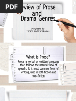 PinakaFinal Review of Prose and Drama Genres