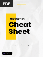 Js Cheatsheet by Coding - Dev