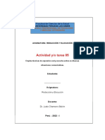 Actividad Y/o Tarea 05: Facultad de Ciencias de La Salud