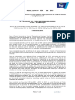 Resolución #De: La Presidente Del Fondo Nacional Del Ahorro "Carlos Lleras Restrepo"
