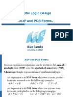 Digital Logic Design - SOP and POS Forms