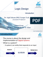 Digital Logic Design: Dr. Sajid Saleem (PHD Georgia Tech, Usa)