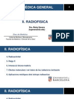 Biofísica Mèdica General: Ii. Radiofisica