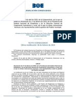 BOE-A-2020-4784 - Instrucciones Sobre Gestión Del Padron Municipal Consolidado