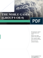 The Noble Gases (Group 8 or 0)