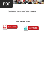 Medical Transcription 3zyi Training Material