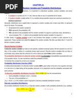 Discrete Probability Distribution