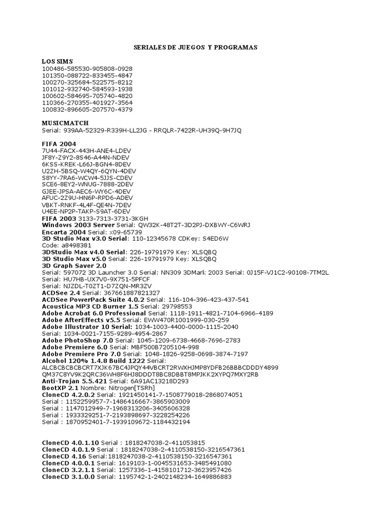 Seriales para programas pdf microsoft windows microsoft software