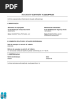Declaração de Situação de Desemprego RP 5064 | PDF | Bem-estar social