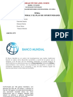 Banco Mundial y Plan de Desarrollo