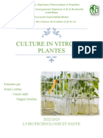 Culture in Vitro