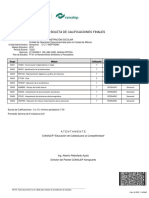 Calificaciones finales PT-B Mantenimiento Motores