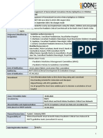 Guideline For Management of Generalised Convulsive Status Epilepticus in Children