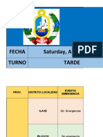 Provincia El Collao-monitoreo Diario -29 de Abril