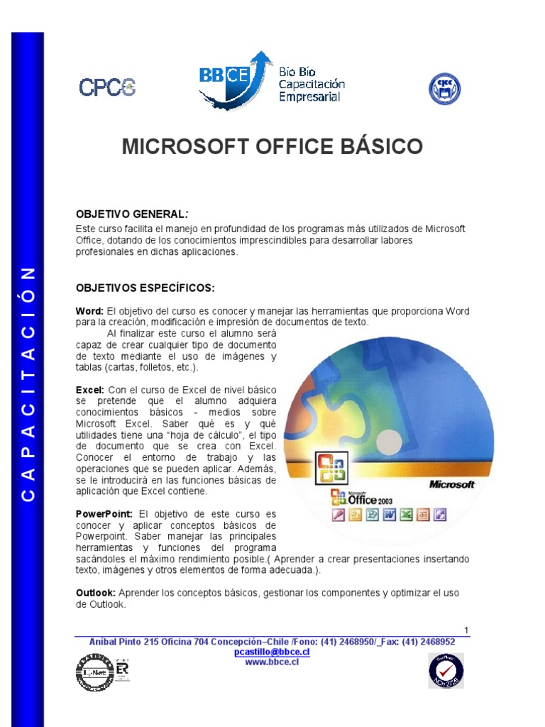 Microsoft Office Basico | PDF | Microsoft Excel | Microsoft PowerPoint