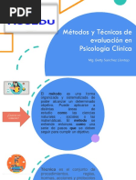 Sesión 5.métodos y Técnicas de Evaluación en Psicología Clínica
