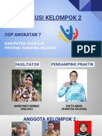 Hasil Diskusi Kelompok 2: CGP Angkatan 7