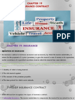 Chapter 19 Contract of Insurance