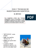 El Metodo y Tecnicas de Investigacion Cientifica, 8