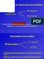 La Biotecnología en Valoraciones Ecotoxicológicas: Biomarcadores